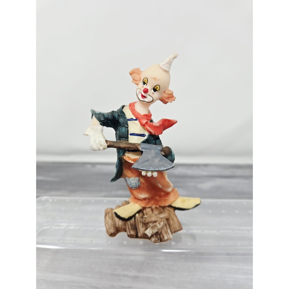 RARE HTF Scary Clown Axe Horror K's Collection Limited Figurine Collectors